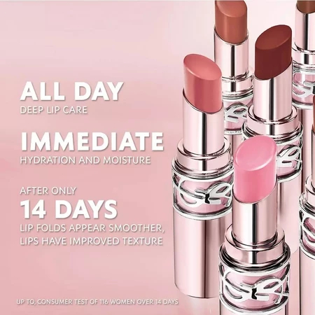Lipstik YSL / YSL Loveshine Candy Glow 3.2g / Lipstik / Lip Balm / Lip Glow