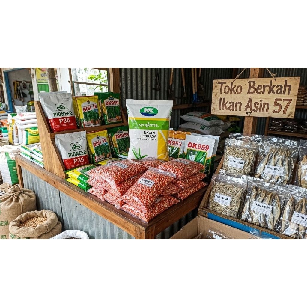 1klo BENIH JAGUNG F1 NK 6172 PERKASA dr syngenta bersertifikat siap tanam