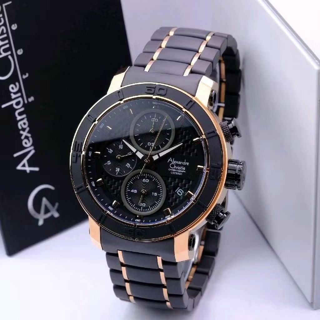 Jam Tangan Pria Alexandre Christie Ceramic 6292 AC6292 [ORIGINAL]