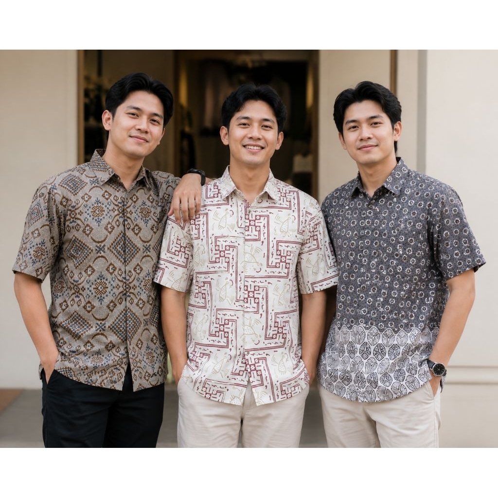 Brand Bandung Kemeja Batik | Baju Batik Pria | Kemeja Batik Lengan Panjang