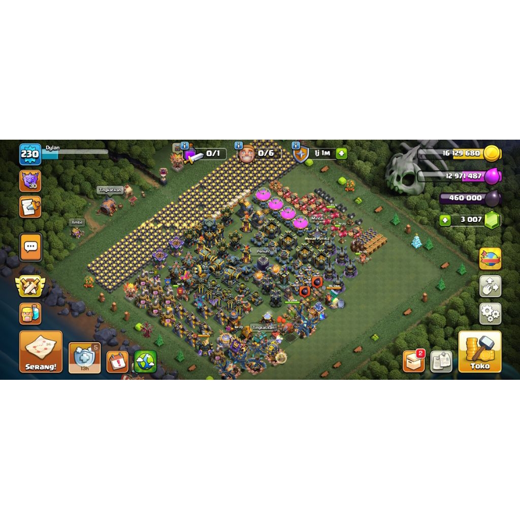 GAME CLAN OF CLASS (coc) Th 17 max
