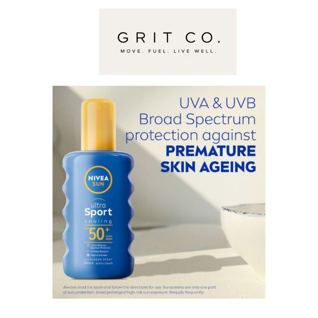 NIVEA Sun Ultra Sport Cooling SPF50+ Sunscreen Spray 200ml
