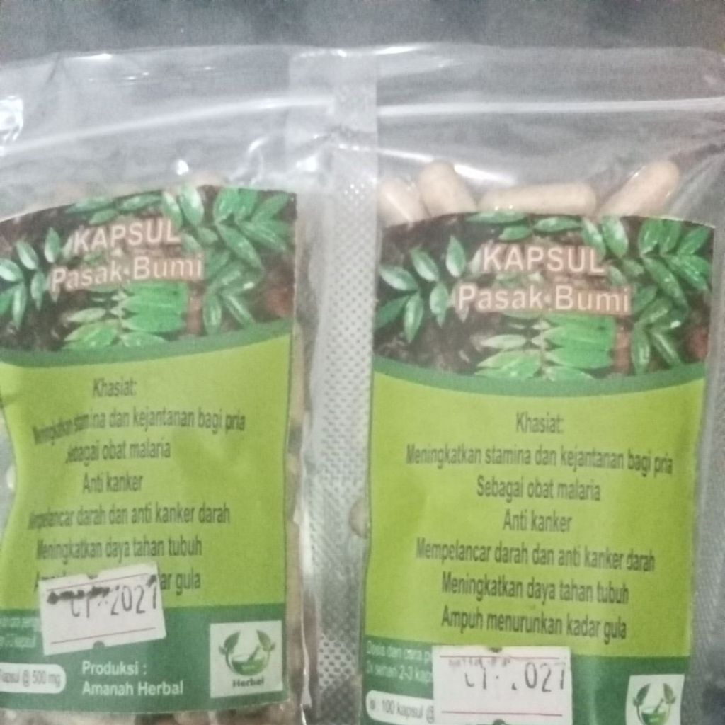 KAPSUL ekstrak pasak bumi....