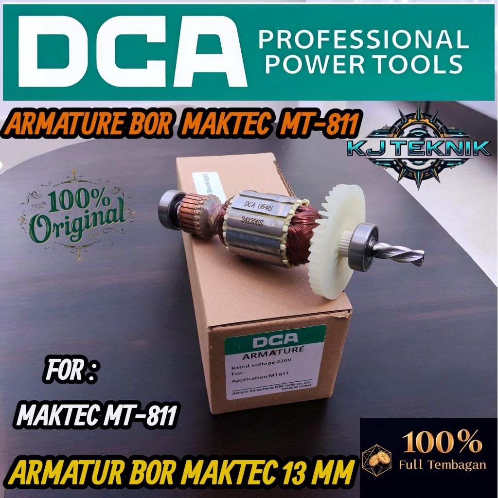 DCA Armature Angker Mesin Bor Maktec MT811 /Armatur Angker Mesin Bor Maktec 13mm Armatur DCA MT811