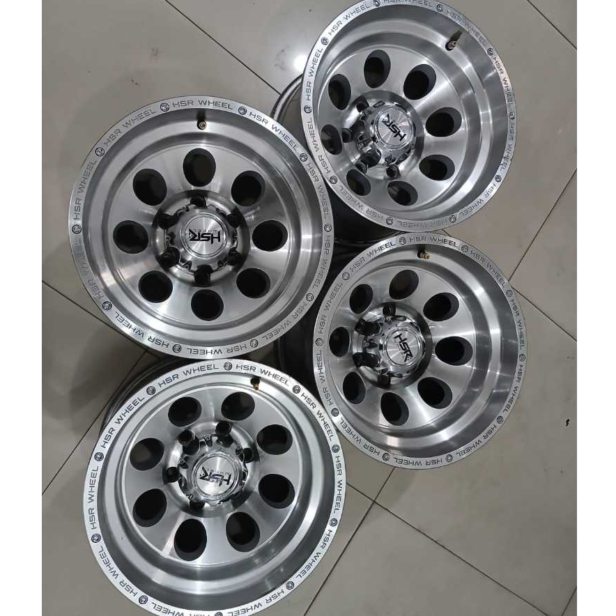VELG BEKAS RING 15 LEBAR 10 LUBANG 6 DUFFY HSR R15X10 6X139 ET-44