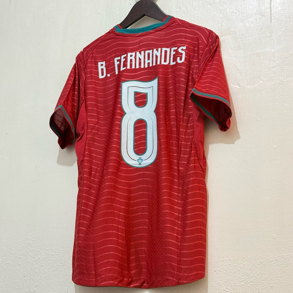JERSEY PORTUGAL SHORTSLEEVE 2026 WORLD CUP PIAL DUNIA HOME PLAYER ISSUE - B Fernandes