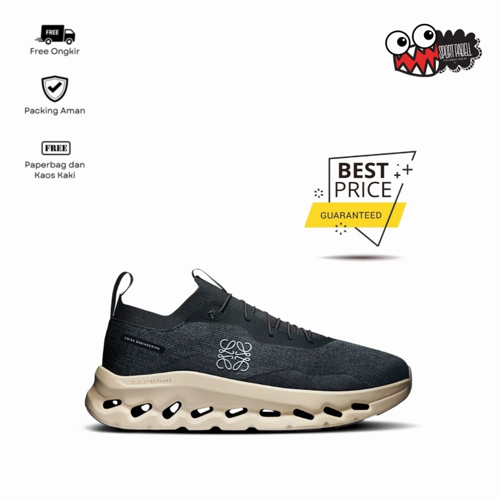 Sepatu Sneakers Cloudtilt x Loewe Denim Grey