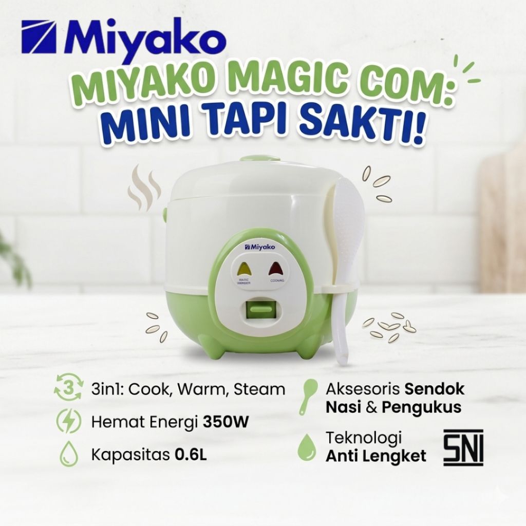 MIYAKO Magicom MCM606BGS / mcm606a Magicom rice cooker mini