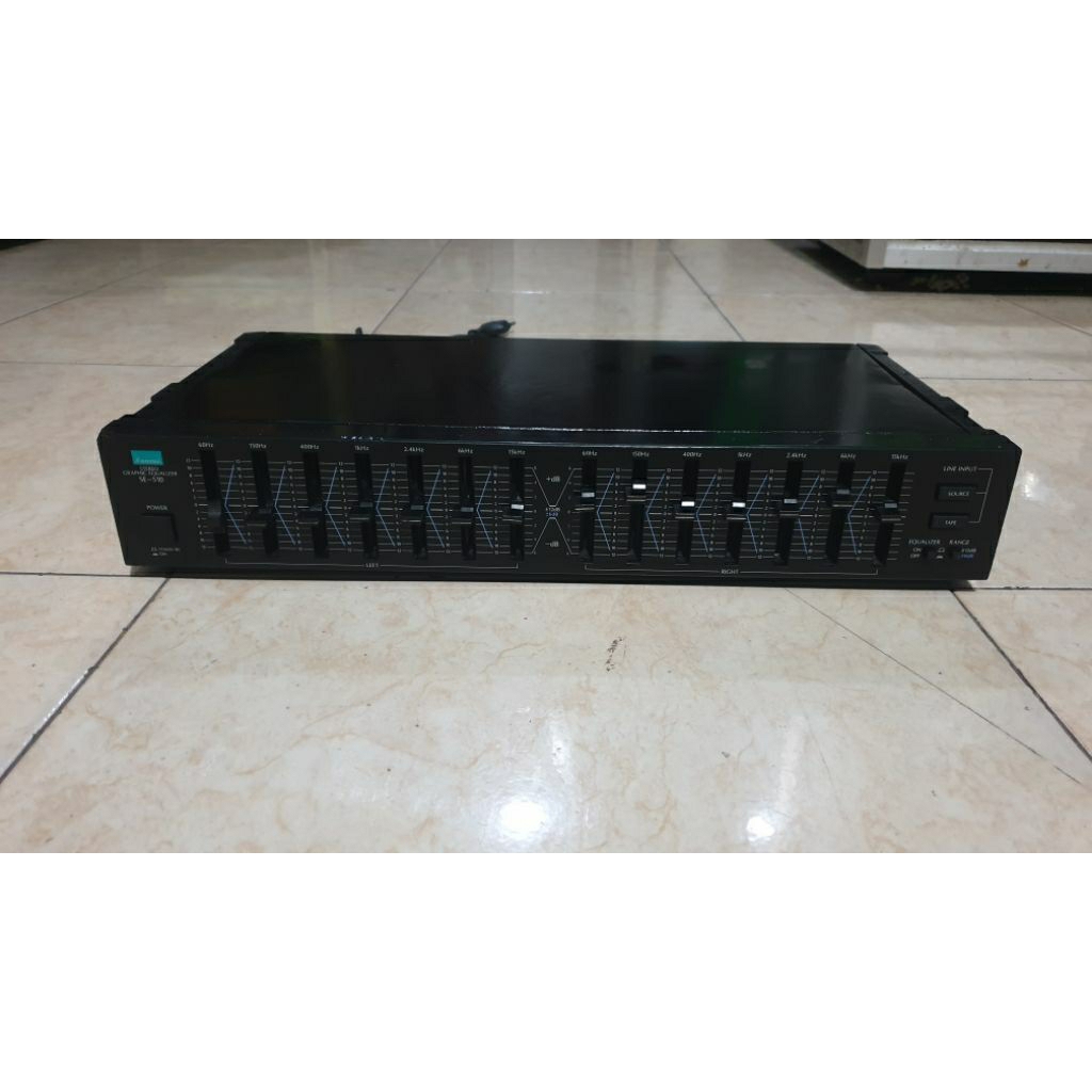 equalizer vintage made in japan sansui se-510 second bekas normal siap pakai sudah di tes