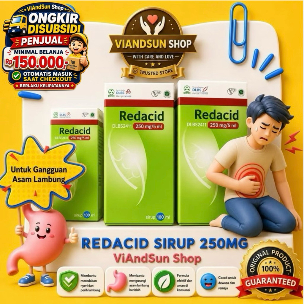 Redacid Sirup - Obat Herbal Maag - ViAndSun Shop