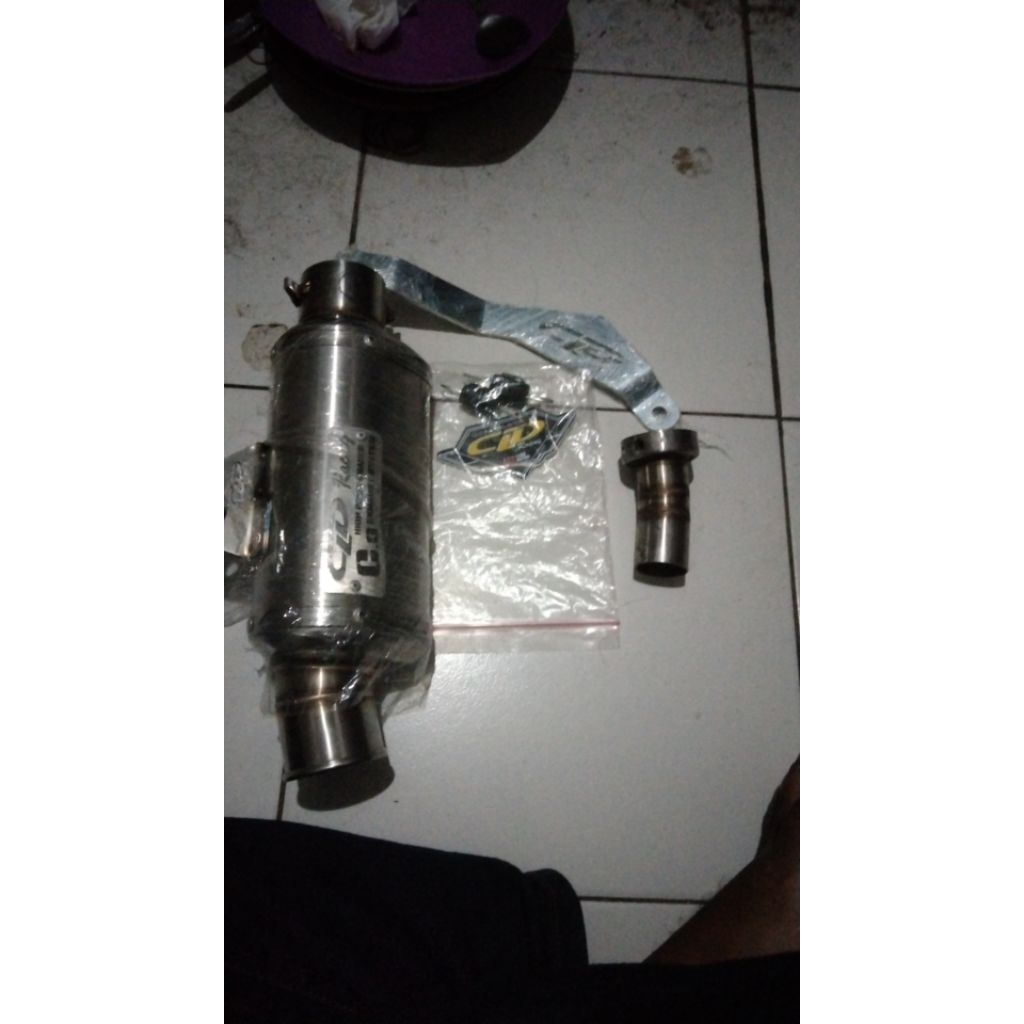 Silincer Knalpot CLD C3 ovall new original Inlet 50