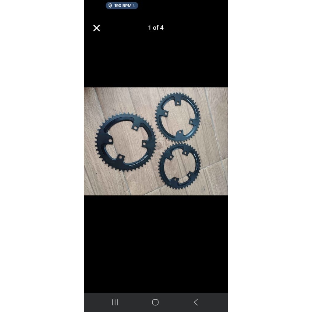 Chainring Orca Bcd 110 4 bolt bisa buat road dan gravel