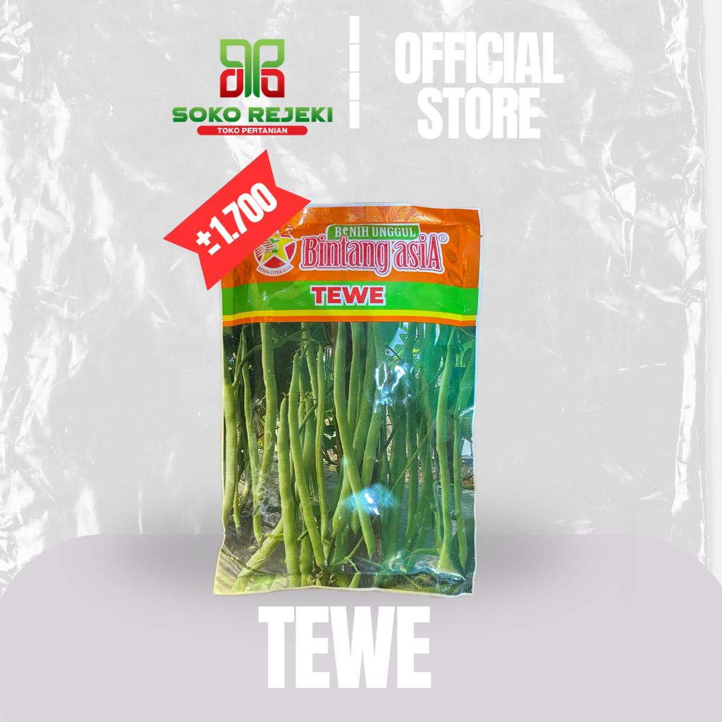 Benih Buncis Tewe Cap Bintang Asia Original