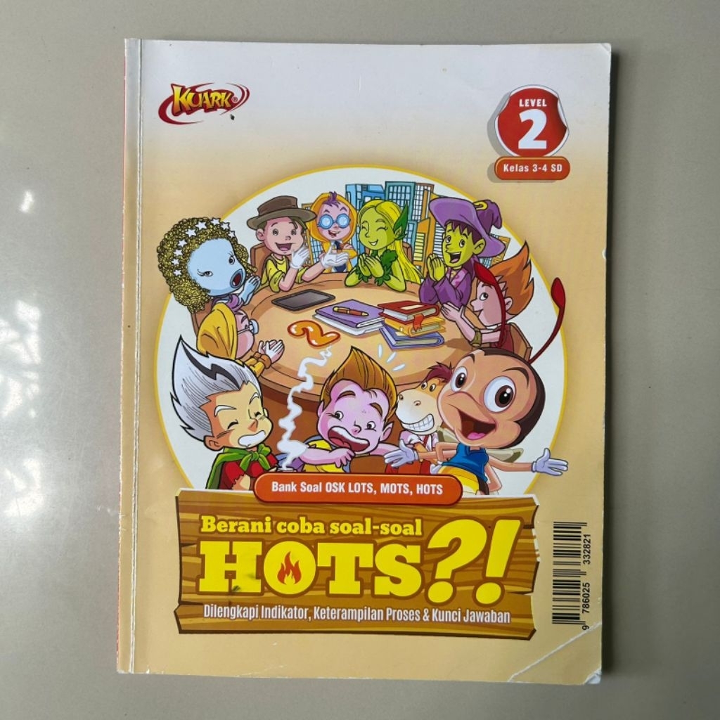 Buku Soal Olimpiade Sains Kuark Lv. 2 (Preloved, Original)