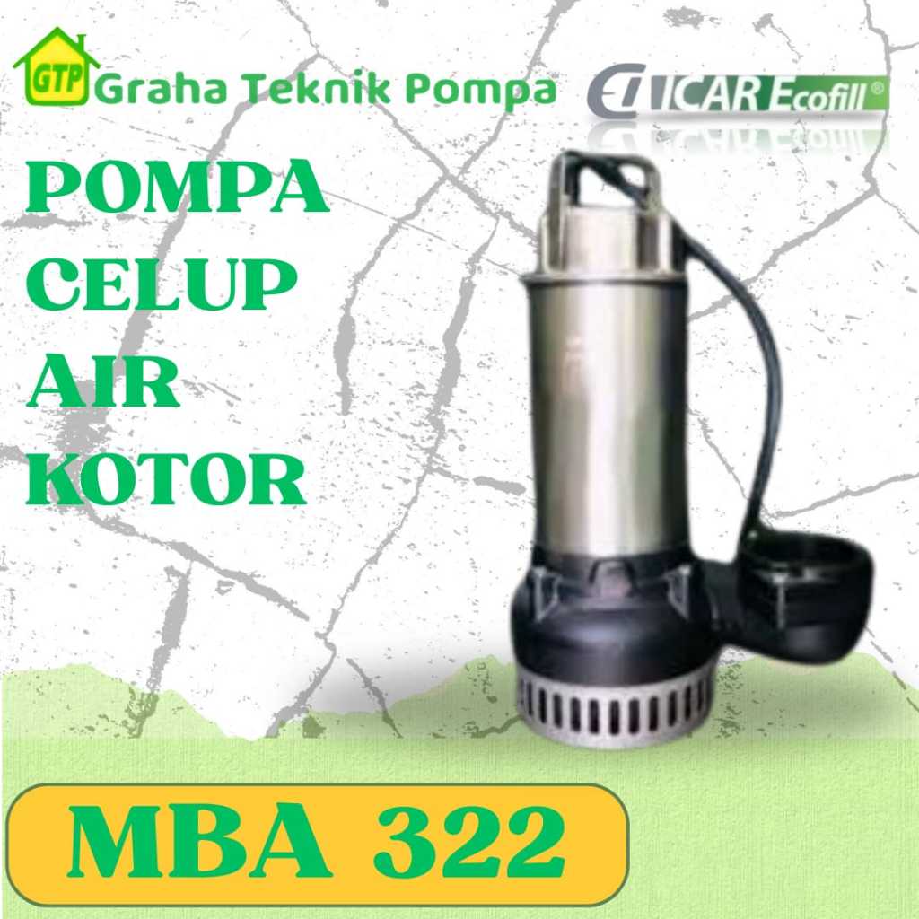 Pompa Air Celup Icar ecofill MBA 322