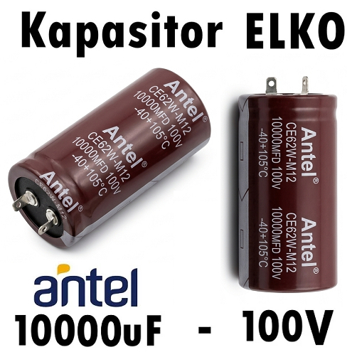kapasitor Elco 10,000/100v 10.000/100v Capacitor Capasitor Elko 10.000 Mikro 100 Volt 10000 Micro 10