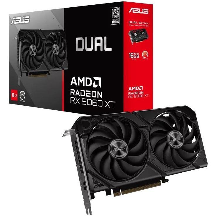 ASUS DUAL AMD RADEON RX 9060 XT 8GB GDDR6 DUAL-RX9060XT-16G