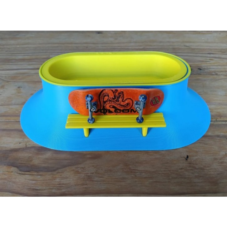 Arena Fingerboard Taman dan Bangku Obstacle Multifungsi