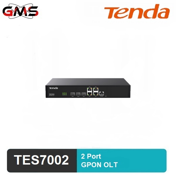 TENDA TES7002 GPON OLT 2 Port - Include 2 SFP