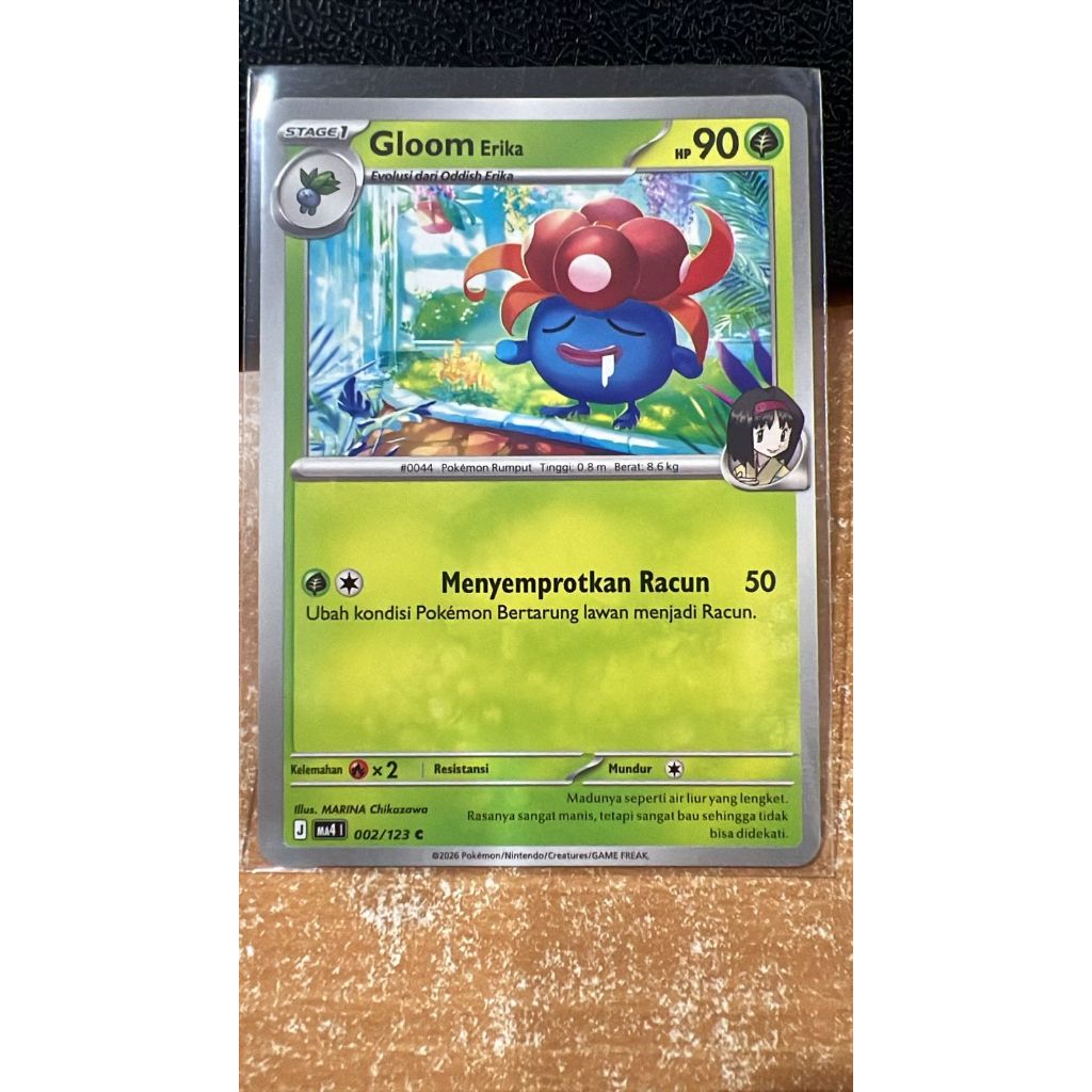 Gloom Erika C 002/123 Ledakan Peniada Pokemon TCG