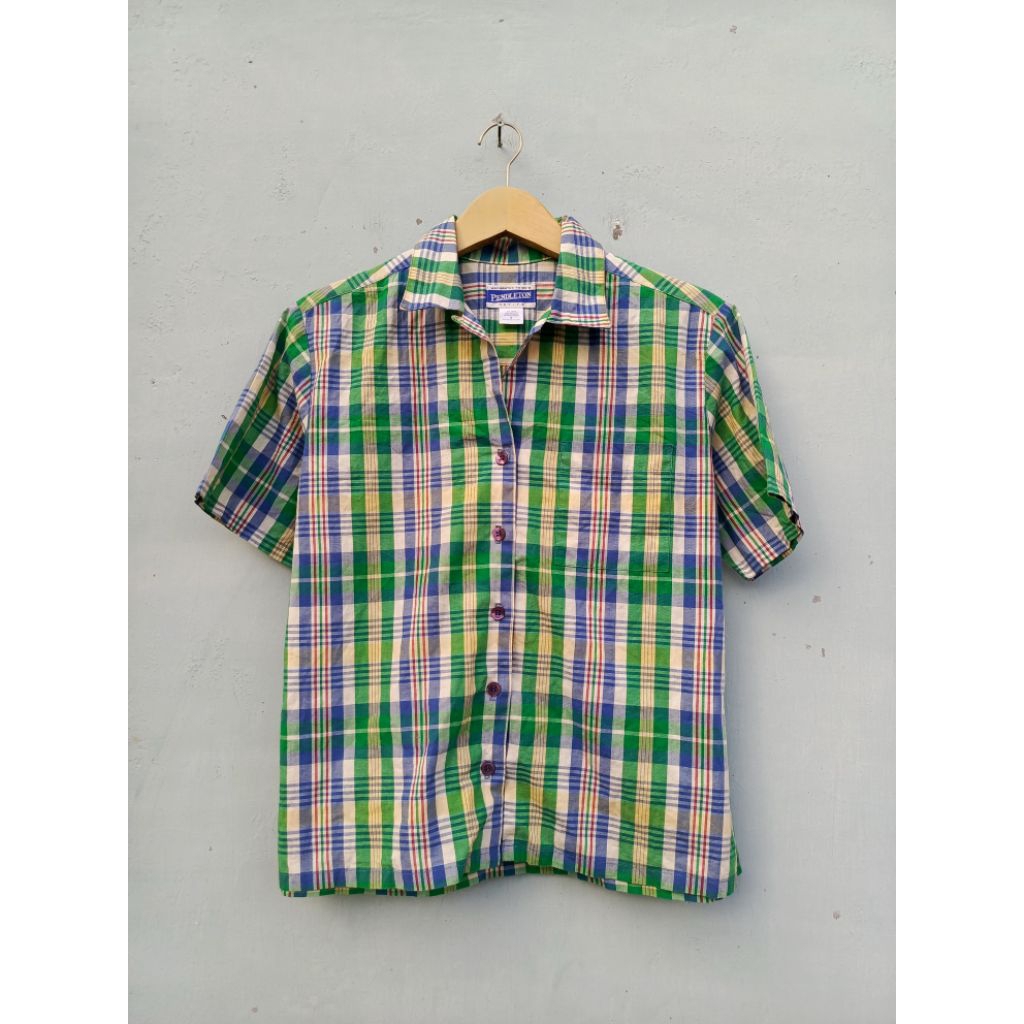 Kemeja boxy pendleton