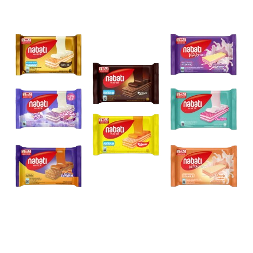 NABATI Wafer 37 gr Reguler Keju / Richoco / Pink Lava / Butter Caramel / Vitakrim Yogurt Rasberry / 