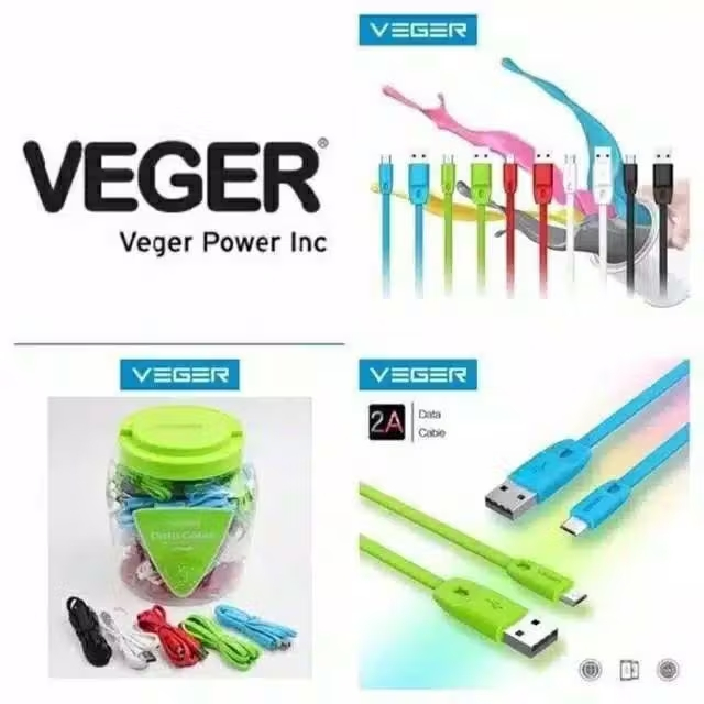 VP101 Kabel Data Micro USB Veger Original Kabel Charger Micro Fast Charginh VP-101 Micro