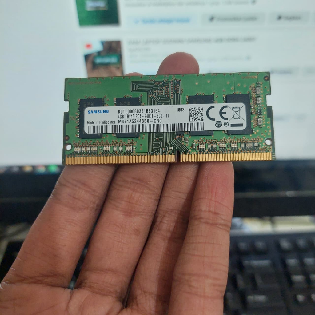 RAM LAPTOP SODIMM SAMSUNG 4GB DDR4 2400T