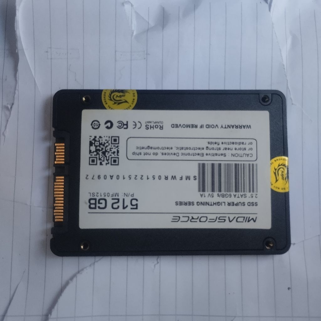 SSD SATA 512GB LIKE NEW