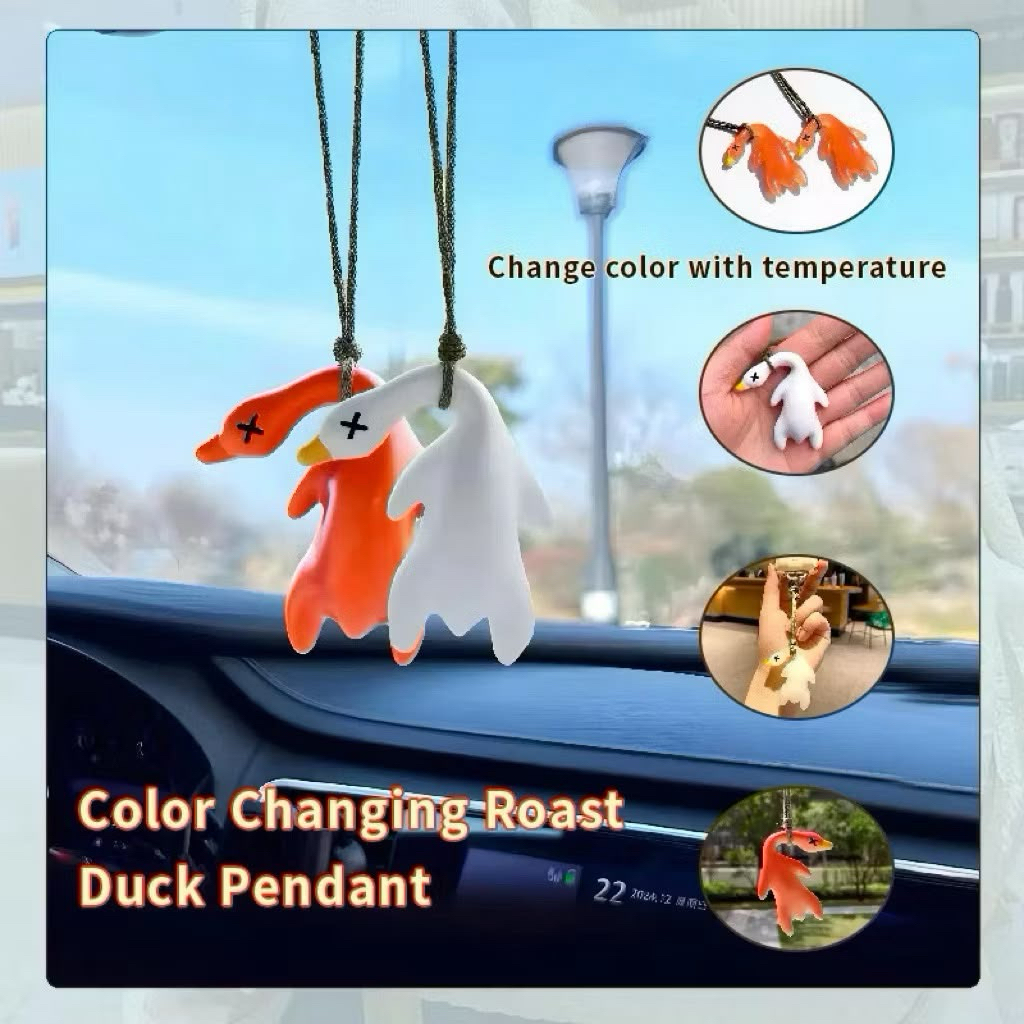 Gantungan bebek viral berubah warna bebek panggang/gantungan bebek kreatif