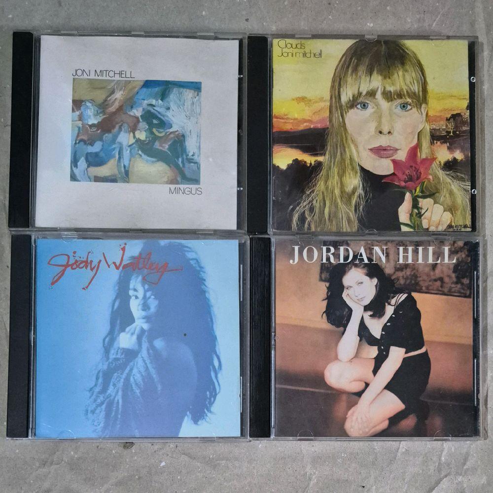 CD JONI MITCHELL - MINGUS CLOUDS / JORDAN HILL JODY WATLEY SELF TITLED CD