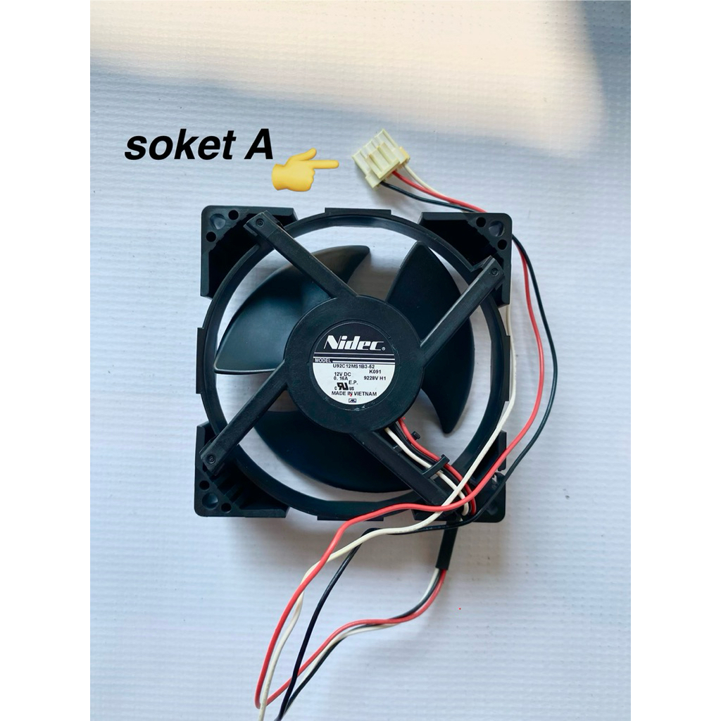 KIPAS KULKAS SAMSUNG ORIGINAL 100%  NIDEC / KIPAS KULKAS SAMSUNG INVERTER ORIGINAL / KIPAS KULKAS SA