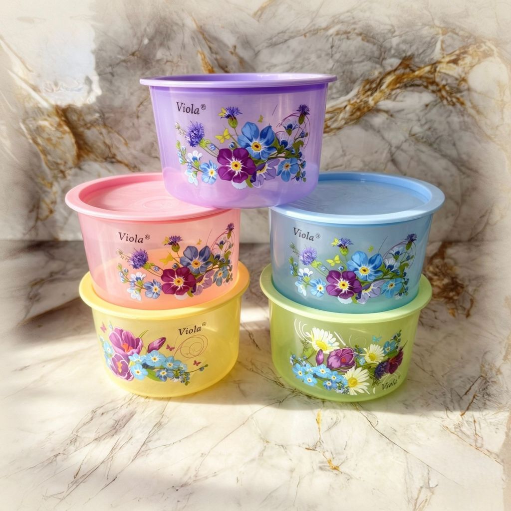 ( 6 PCS ) TOPLES DAISY /TOPLES MAKANAN/TOPLES CEMILAN/TOPLES PLASTIK WARNA/SERBAGUNA