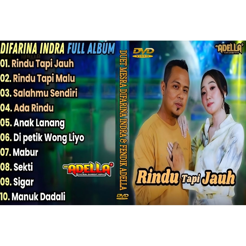 KASET DVD MUSIK LAGU DANGDUT KOPLO OM ADELLA TERBARU - KASET DVD VIDIO MUSIK LAGU DANGDUT DUET MESRA