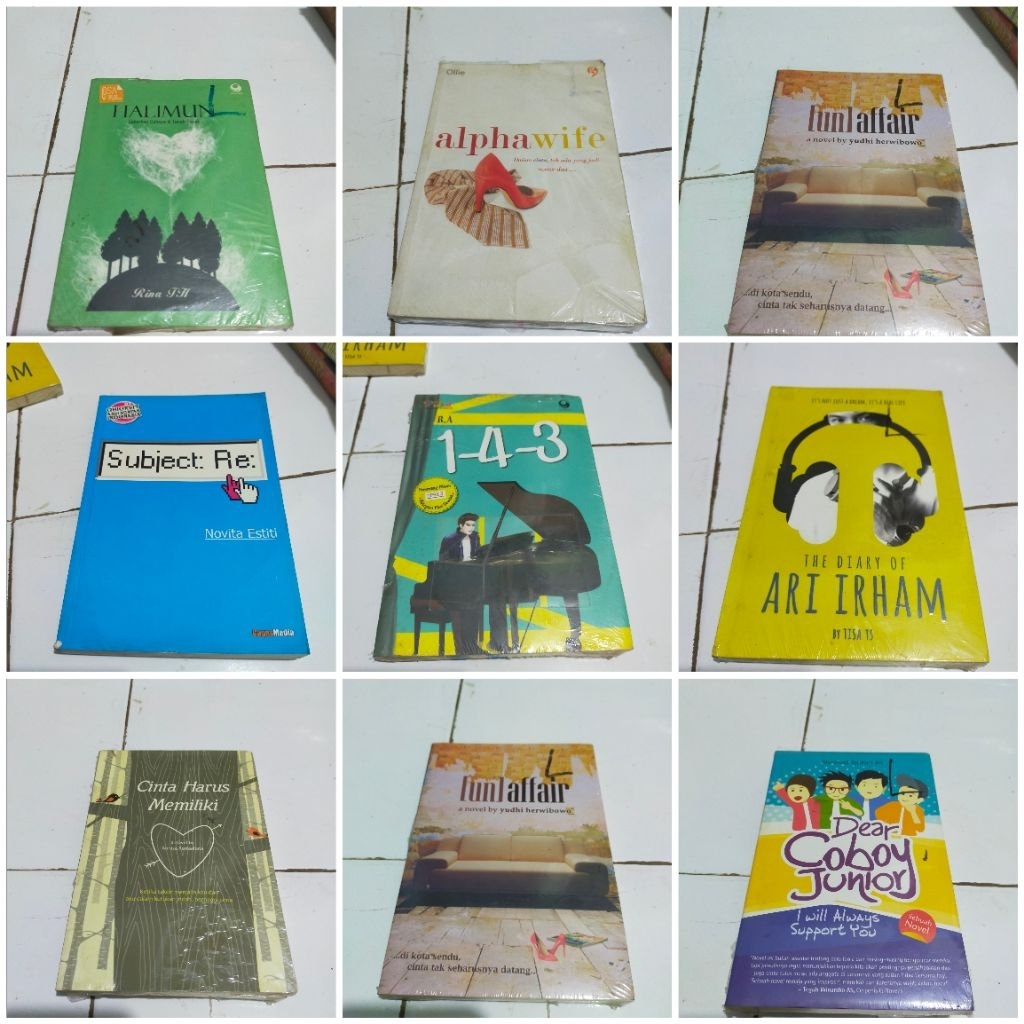Novel Cinta harus memiliki / I am a Tiger mom / Alpha wife / Subject Re / Halimun seberkas cahaya di