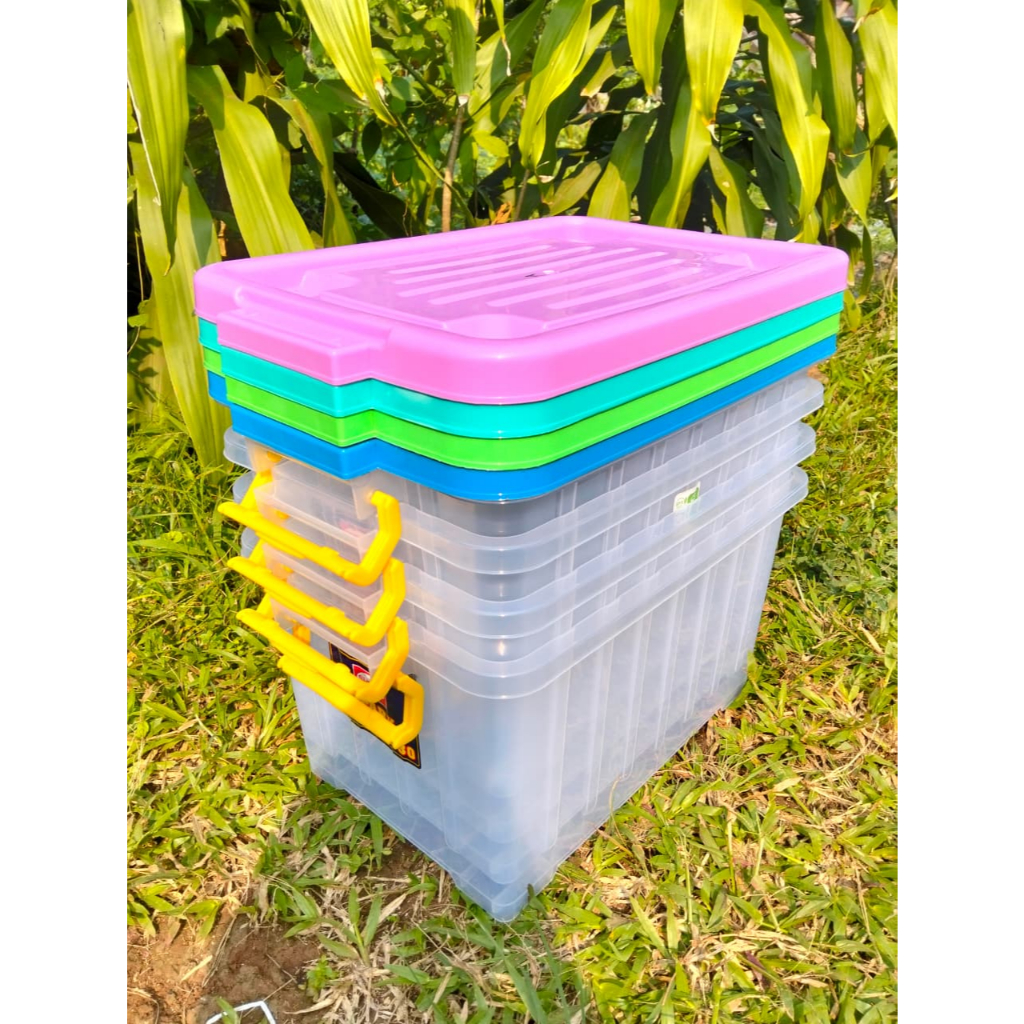 Box Container Shinpo CB 30 Liter Kotak Kontainer Dengan Roda Tempat Penyimpanan CB 30 Home Organizer