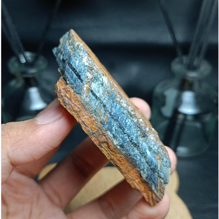 Batu Natural Rough Blue Tiger Eye (3) Batu Asli Alam