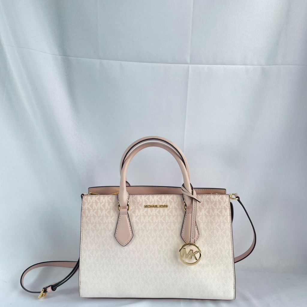 Mk sheila md cz satchel powder blush