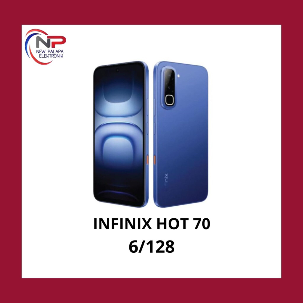 HP INFINIX HOT 70 RAM 6/128GB GARANSI RESMI INFINIX