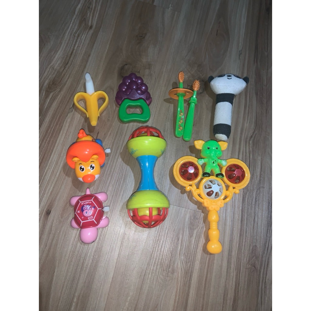 Teether Kerincingan Mainan Gigit Bayi / Baby Teether - Preloved
