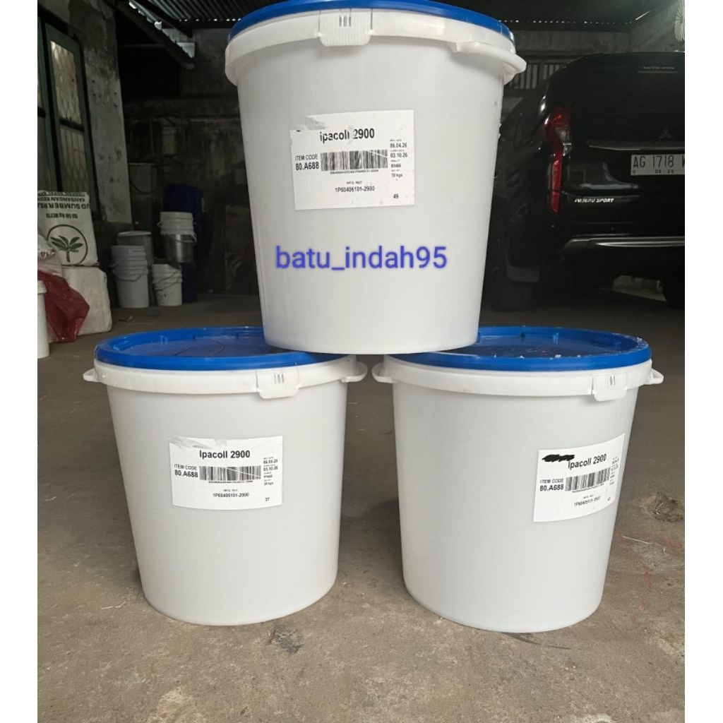 Ember Plastik 30kg Ember Bekas Cat Ember Besar Wadah Serbaguna (ada pegangan kanan kiri)