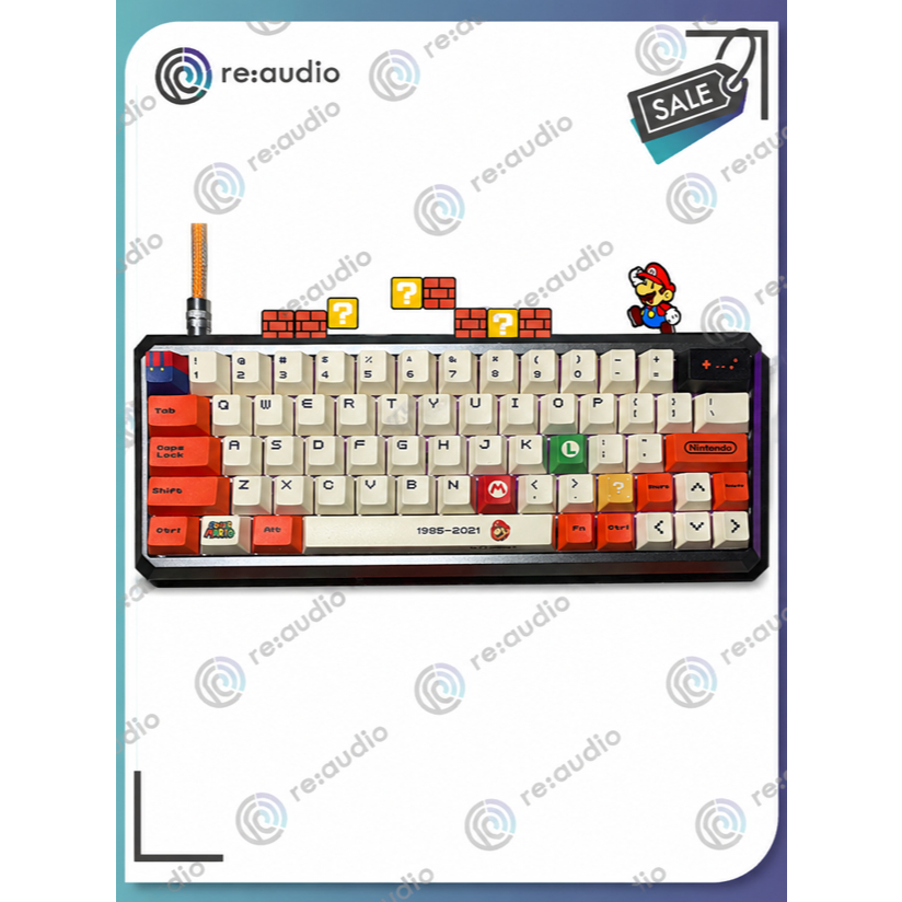 Keycaps Super Mario Bros PBT Dye Sub