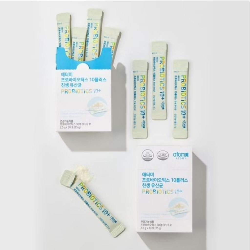 Atomy Probiotik (biasanya disebut Atomy Probiotics 10+) isi 30 saset