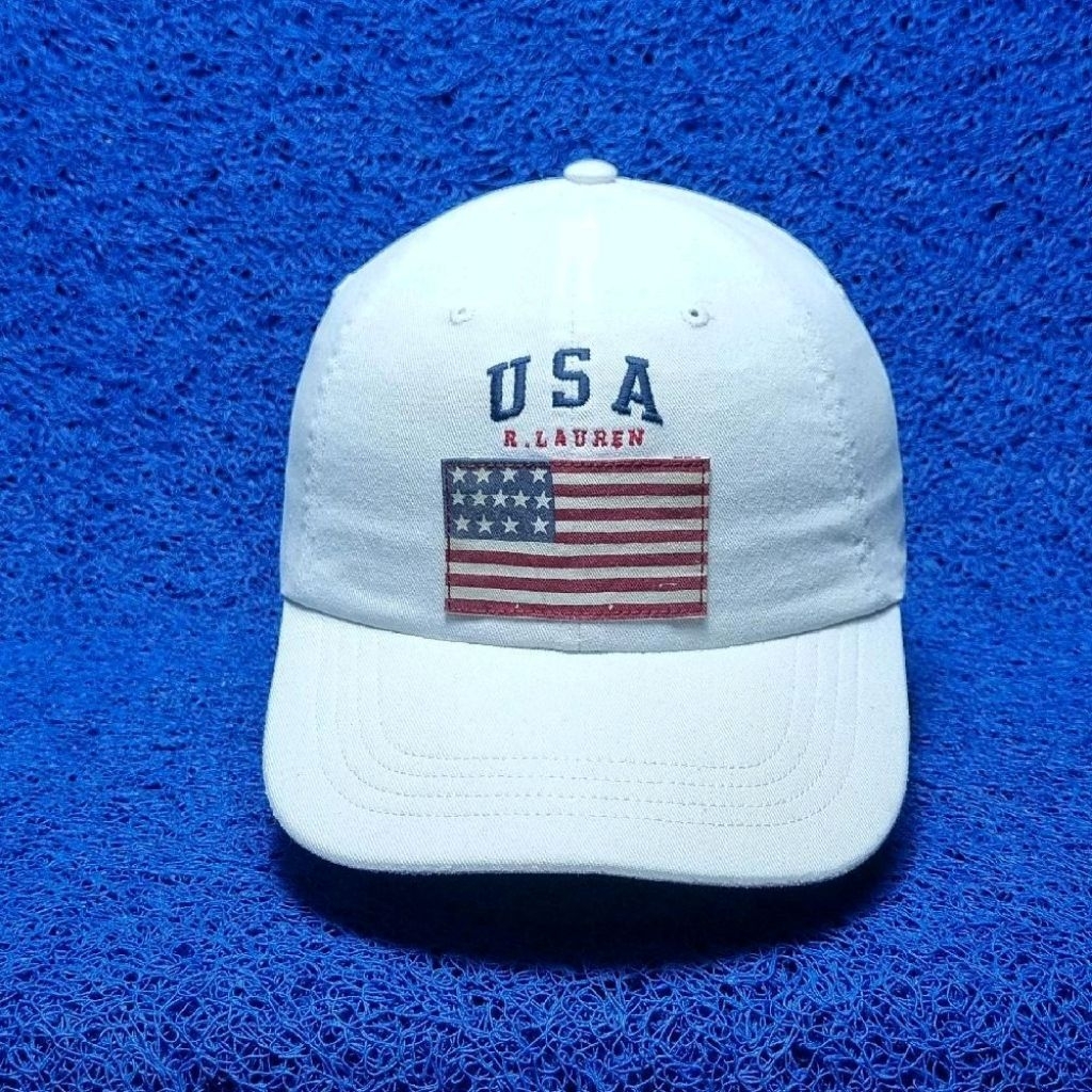 topi polo RL USA flag casual