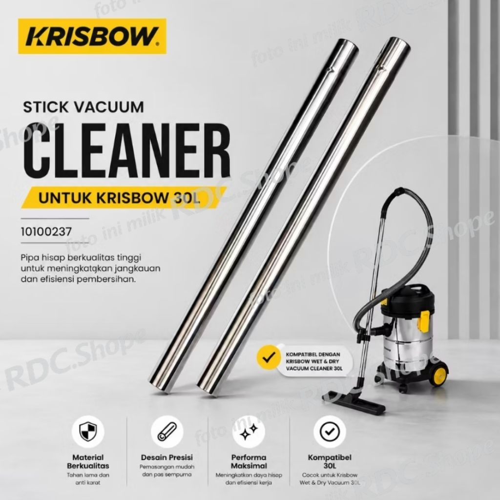 Stick Vacuum Cleaner Wet & Dry Krisbow 30L 10100237