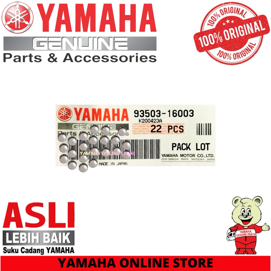 93503-16003 | BOLA PELOR GOTRI STUT KOPLING RXS RXZ RX KING ORIGINAL MADE IN JAPAN