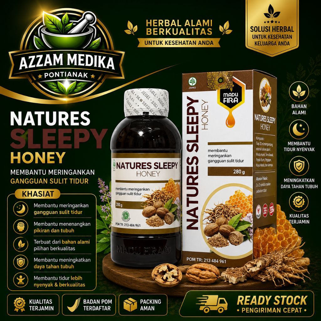 Madu natures sleepy asli obat susah tidur insomnia obat penenang dimalam hari