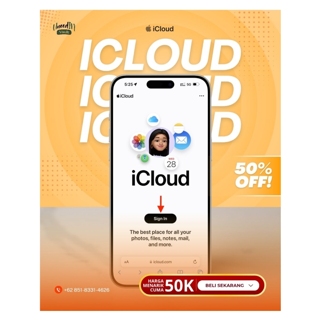 Jasa bantu daftar icloud baru dibantu sampai bisa