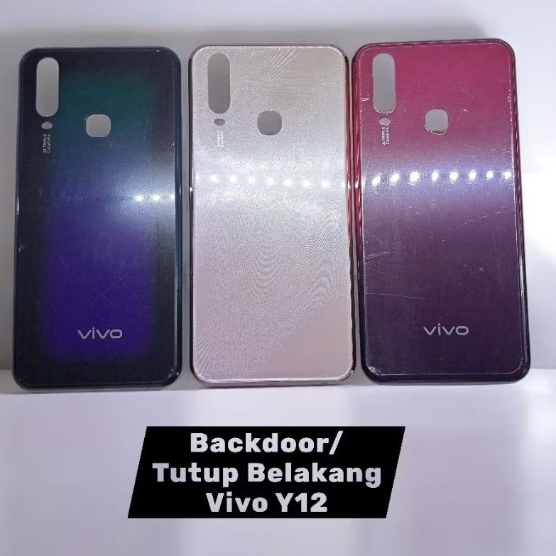 Backdoor/ Casing Tutup Belakang Fullset Vivo Y12