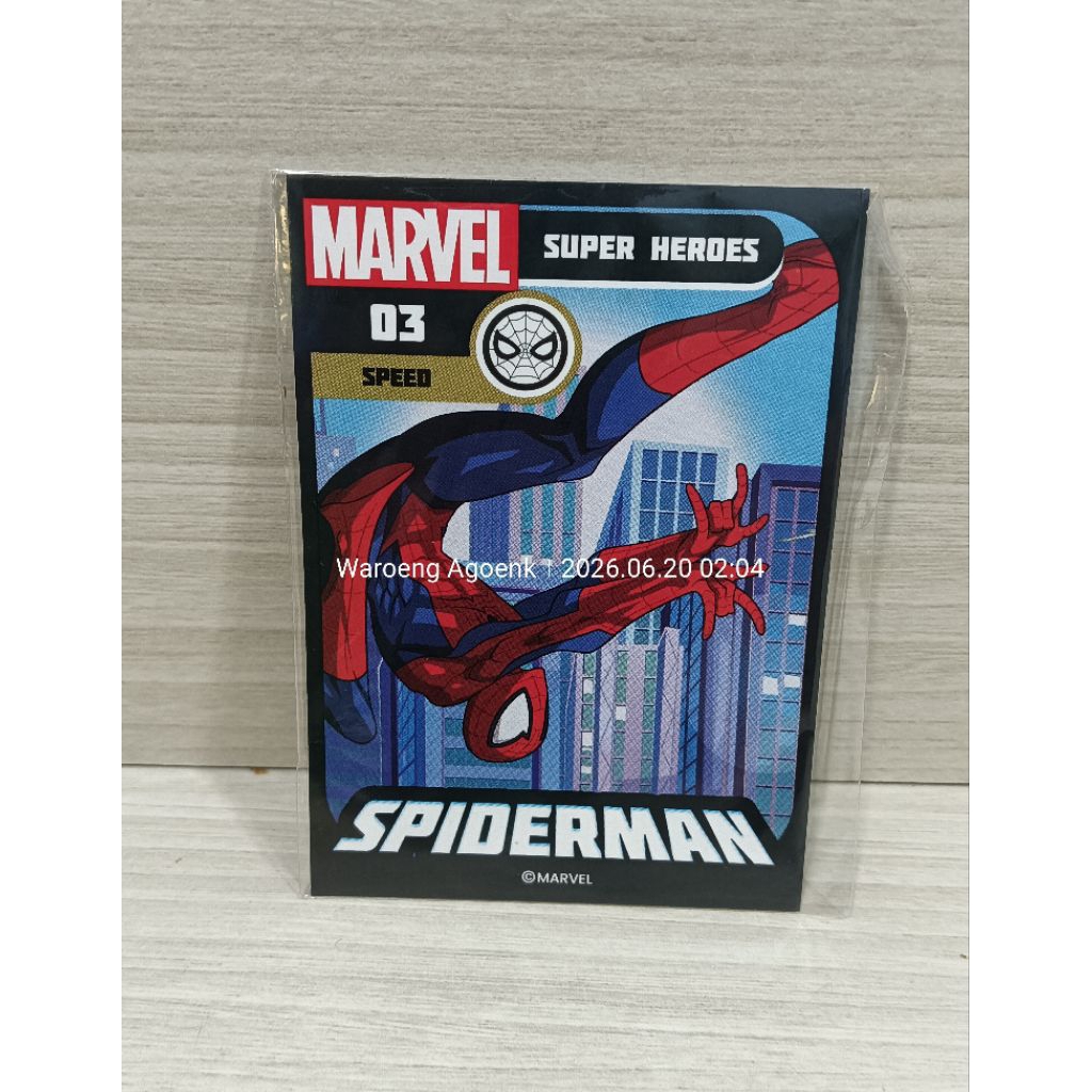 Kartu Marvel Spiderman X Campina Es Cream